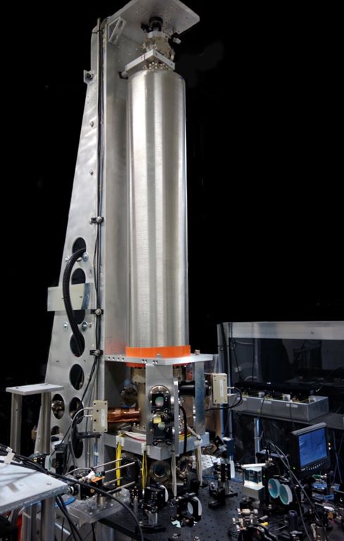 Caesium fountain atomic clock at the National Institute of Standards and Technology (NIST). Credit: NIST-A. Novick